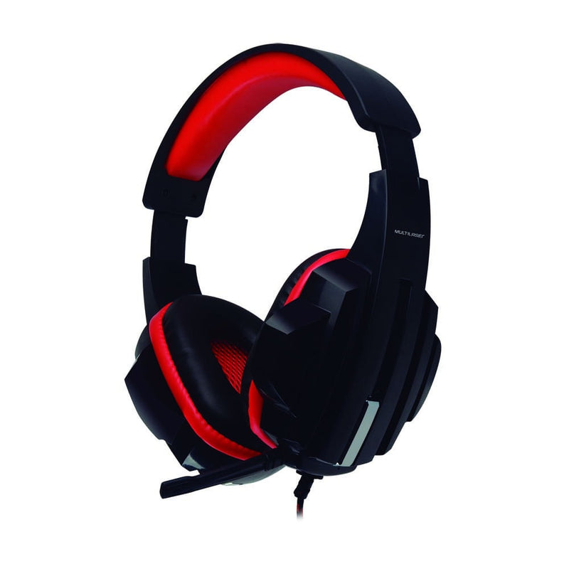 Headset Gamer Multilaser P2 Preto/Vermelho - PH120